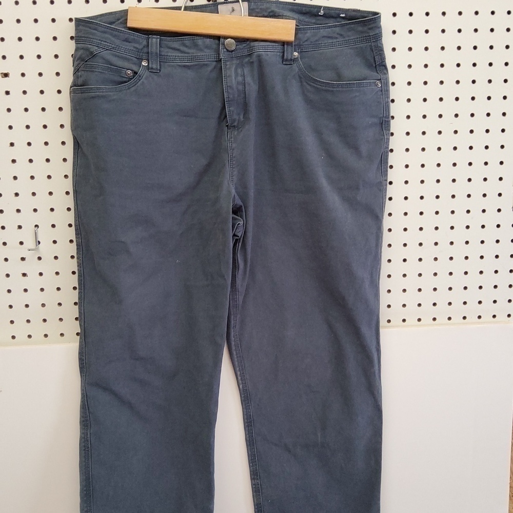 ROYAL Robbins pants women's size 14 regular EUC blue straight leg